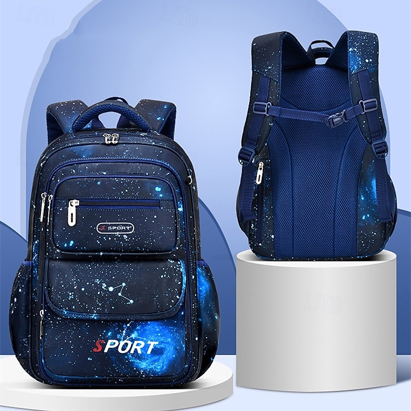 Boys' Fashionable Hundred Schoolbag Large Capacity Waterproof Abrasion Resistant Suitable for Grades 1 to 6 2025 - $20.99 –P10