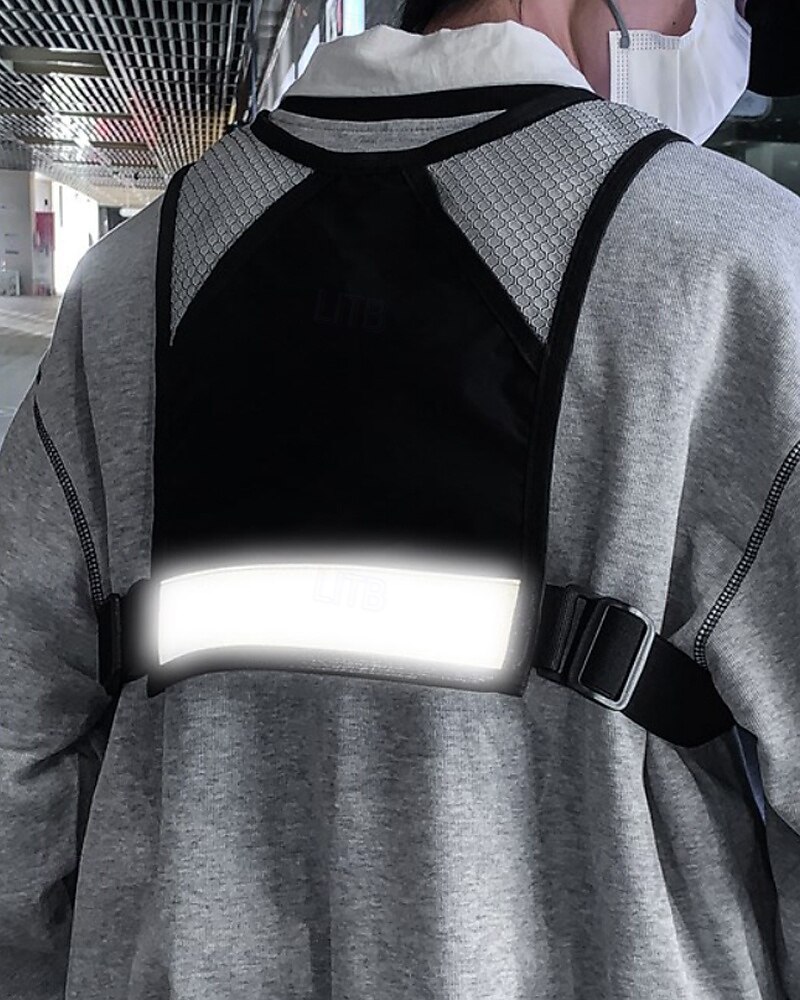 Löparväst Vattenpaket Vätskeväst Armwarmers Reflekterande Vattentät Snabb tork Polyester för Maraton Camping Joggning 2025 - $17.99 –P5
