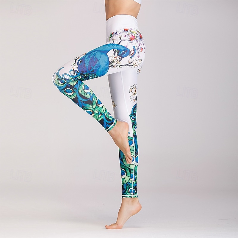 Women's Slacks Leggings Cozy Leggings Streetwear Casual Full Length Natural Flower Elastic Waist Print Comfy Outdoor Comfortable Vacation Weekend Wine Black White Pink Fall Regular Fit 2026 - $20.99 –P4