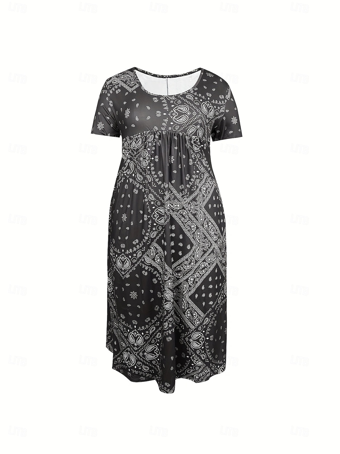 Pentru femei Rochie Lunga Rochie Maxi Rochie casual Modă Zilnic Fit regulat Floral Manșon scurt Stil Nautic Roz Îmbujorat Roșu-aprins Albastru piscină Gri Vară 2025 - $21.99 –P7