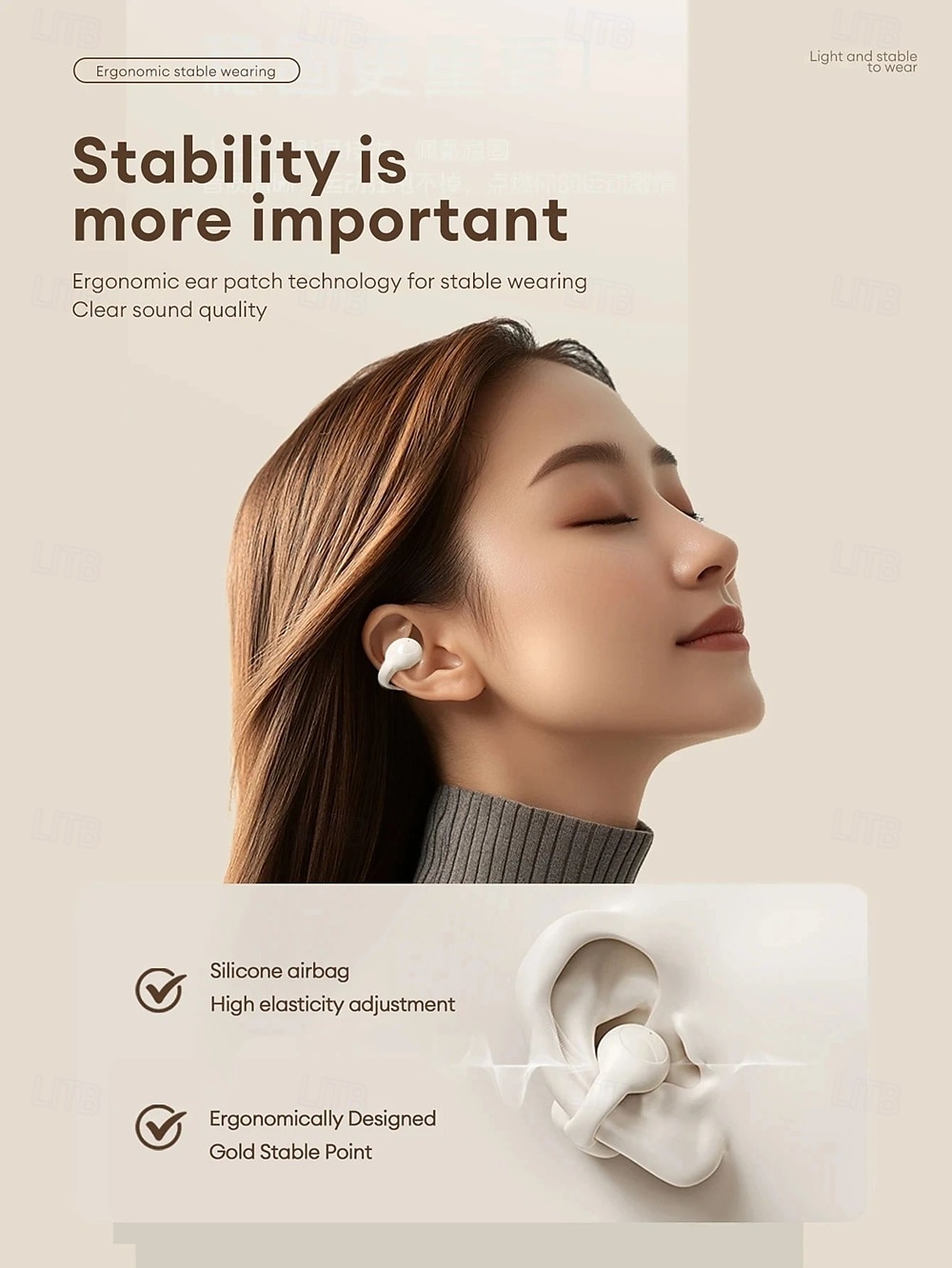 Origina Lenovo LP25 Bluetooth V5.4 Earphones Multi-function Ear-clip Design Headphones Fast Charging with Type-C Port Earbuds 2025 - $27.99 –P6