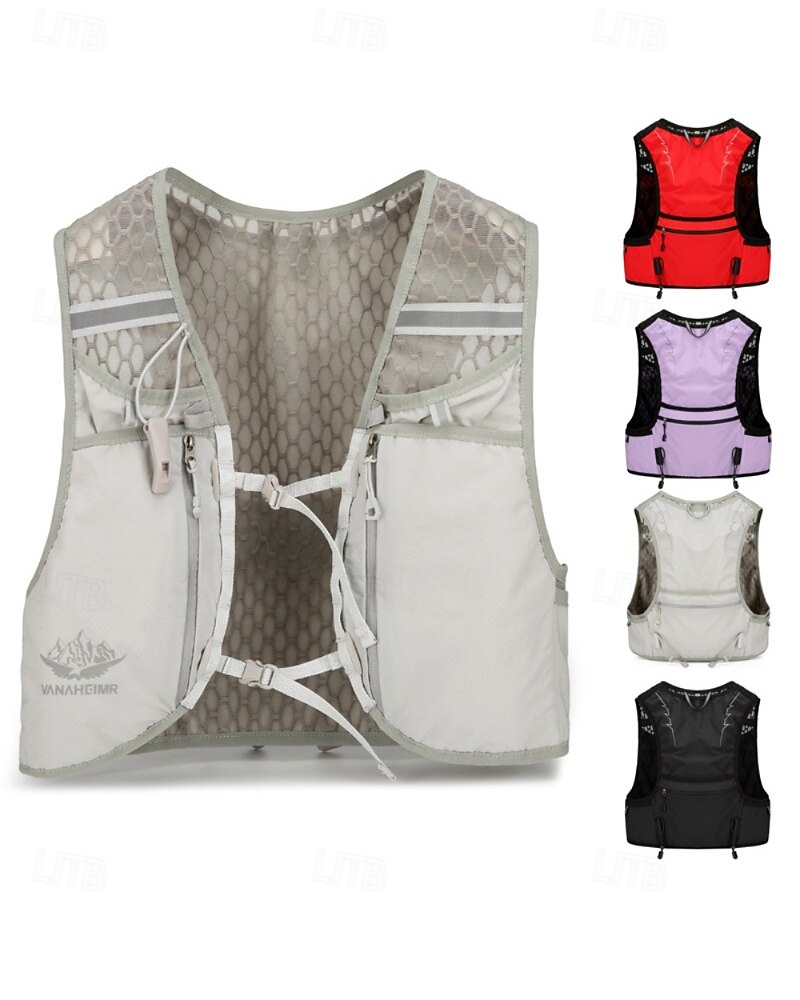 Löparväst Vattenpaket Vätskeväst Armwarmers Vattentät Snabb tork Lättvikt Polyester för Maraton Camping Joggning 2025 - $39.99 –P1