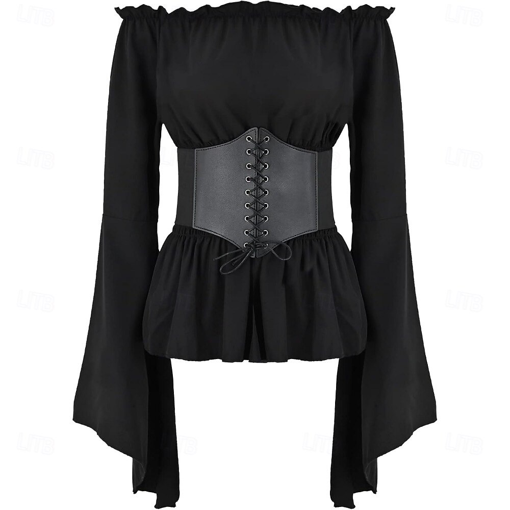 Abiti Medievale Rinascimento Blusa / Camicia Costume Cosplay Cintura in Vita Costume Per donna Festival Adulti del 2026 a $29.99 –P10