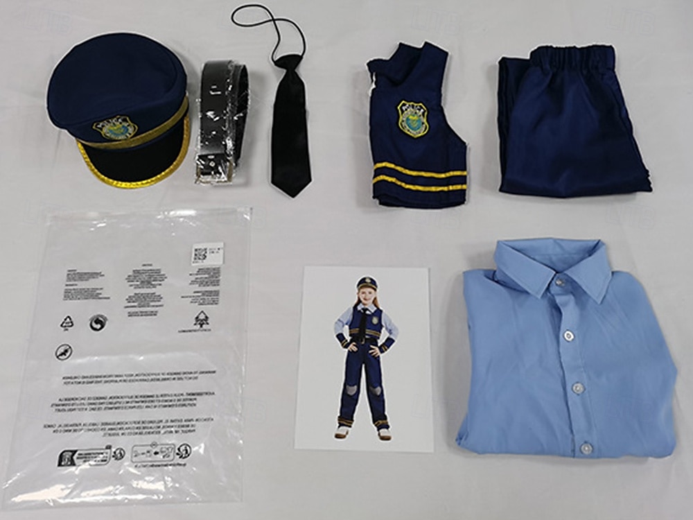 Detective degli animali Poliziotto / Poliziotta Coniglietto Abiti Costume Film d'avventura Cosplay for Ragazze Bambini Halloween Carnevale Performance Vestirsi in modo educativo Vestiti per eventi del 2026 a $54.99 –P1