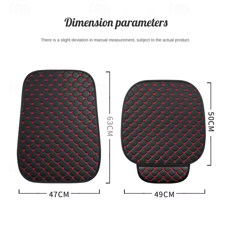 1 Set Leather Car Seat Cover Minimalism Seat Cushion Wear-resistant and Durable Four Seasons General Car Seats 2026 - $27.99 –P6
