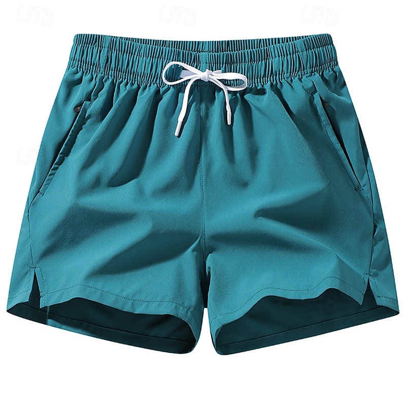 رجالي شورت للجري جيب حزام مطاط قيعان الجمنازيوم ملابس الرياضة اكتشف - حل الصيف سريع جاف متنفس ركض يوغا عادي ملابس رياضية ألبسة رياضية لون سادة أزرق أحمر أخضر 2026 - $11.49 –P4