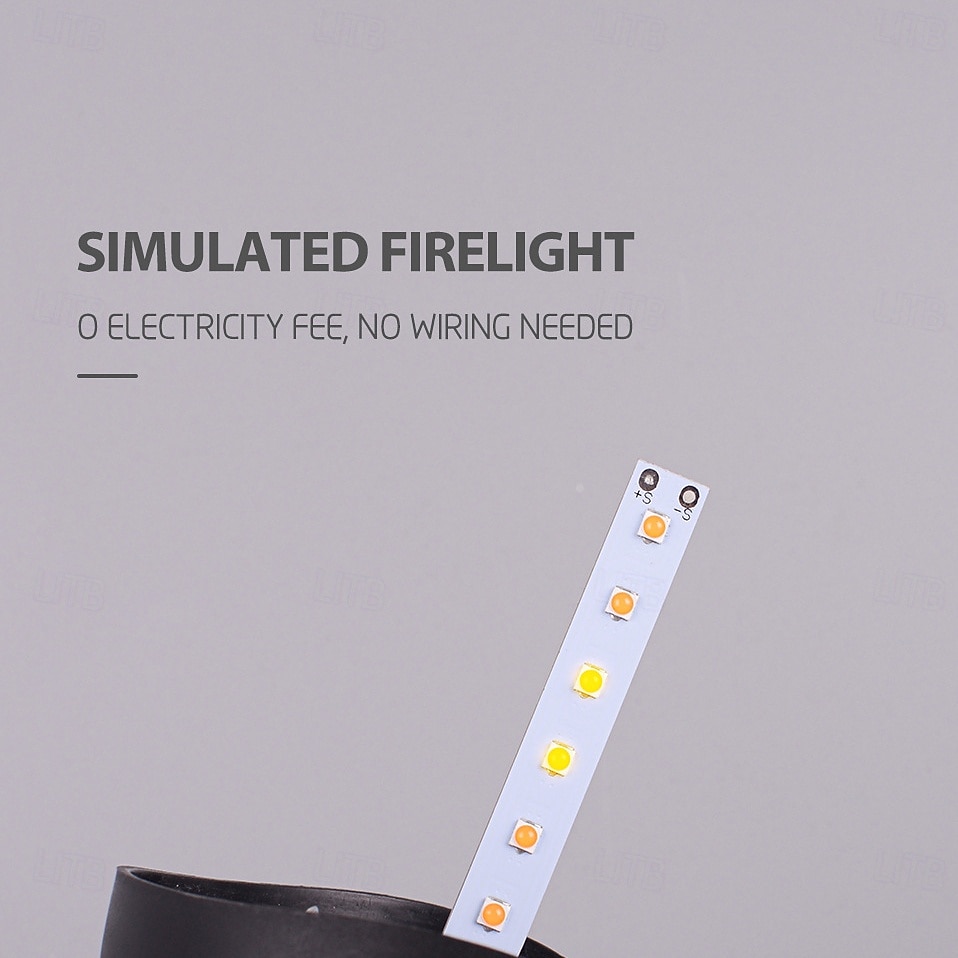 1 Pc Outdoor Waterproof Solar LED Torch Ground Plug Light Lawn Garden Courtyard Path Halloween Christmas Festival Flame Jumping Decorative Light Landscape Light 2026 - $16.49 –P5