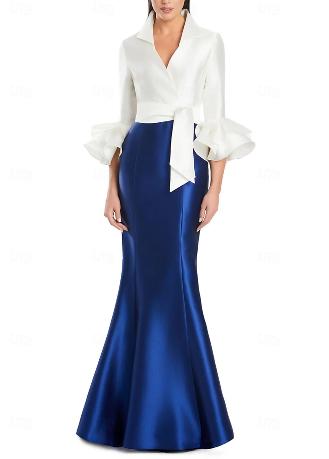 P6 Prom Mermaid Trumpet Floor Length Cocktail Dresses Prom Dresses Evening Gown ...