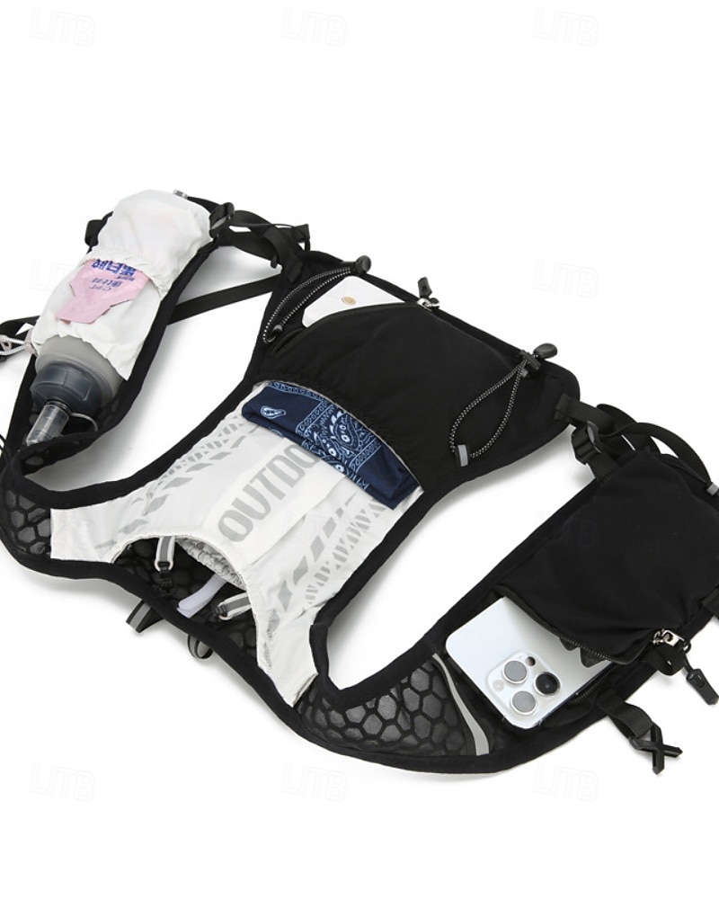 Hardloopvest Waterpakket Hydratatievest Armverwarmers waterdicht Sneldrogend Lichtgewicht Polyester voor marathonloop Wandelen Joggen 2025 - $20.99 –P7