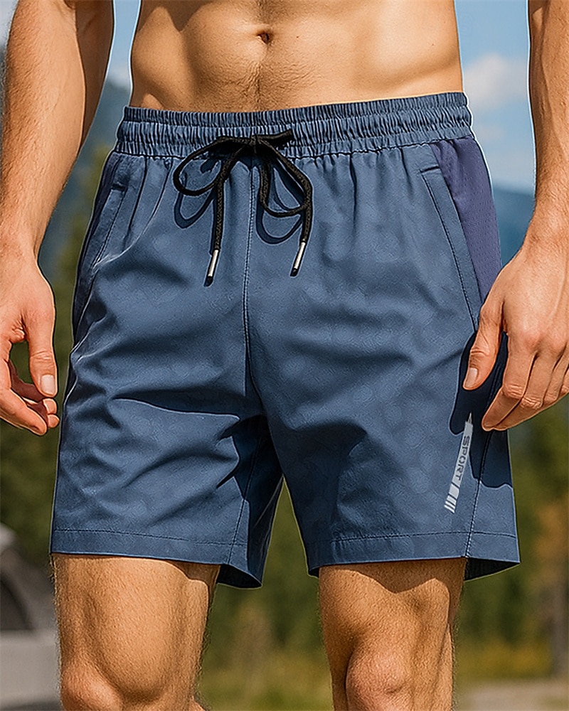 Pánské Dağcı Şortu turistické kalhoty Kamuflážní barva Léto Venkovní Běžný Voděodolný Větruvzdorné Rychleschnoucí Lehká váha Kraťasy Elastický pas Tmavě šedá Černá Tenis Golf Běh S M L XL XXL 2026 - $22.99 –P1