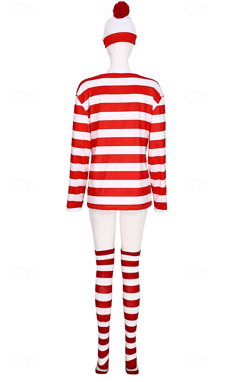 Kde je Wally Kostým Postavy z pohádek Filmové kostýmy for Dámské Dívčí Děti Dospělé předvečer Všech svatých Výkon Vzdělávací převlékání Školní akce 2025 - $27.99 –P7