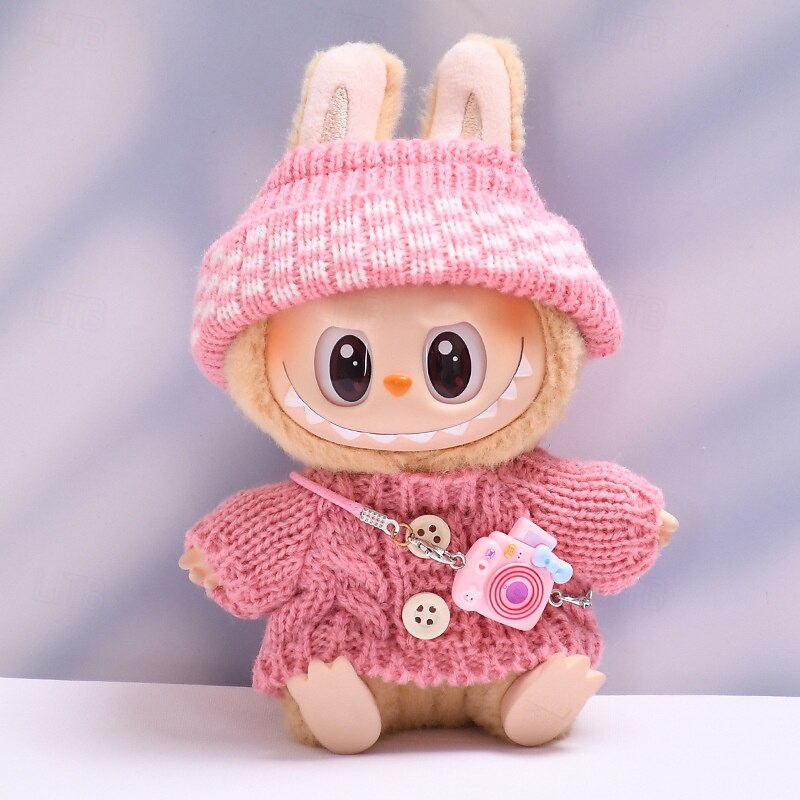 Clothes for 17cm Dolls Fashion Garment Accessories(No Doll) Cute Sweater Suitable for 6.69inch (17cm) Doll Soft Cotton Clothing Replacement 2025 - $16.99 –P7