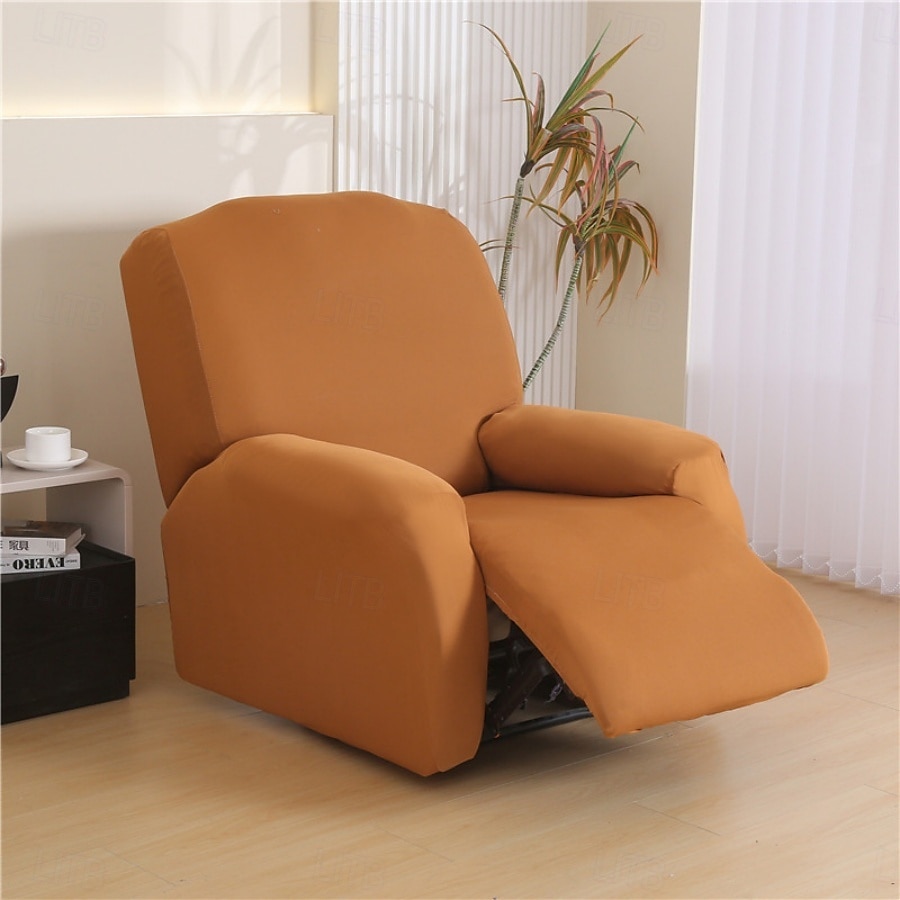 4-Piece Elastic Lounge Chair Sofa Cover Set - Functional Slipcovers for Living Room Furniture Protection 2025 - $34.99 –P6