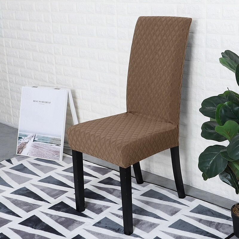 Waterproof Dining chair Cover For Home Polar Fleece Fabric Chair Cover Stretch Slipcovers Seat Chair Covers 2025 - $12.49 –P10