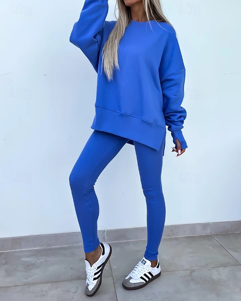 Damskie Dres Getry Bluza z kapturem Koronka Kieszeń na zamek Solidne kolory Zestawy odzież Jesień Magenta Czarny Siłownia Athleisure Bieganie Keep Warm Odporność na wiatr Długi rękaw Sport Odzie 2026 - $31.99 –P10
