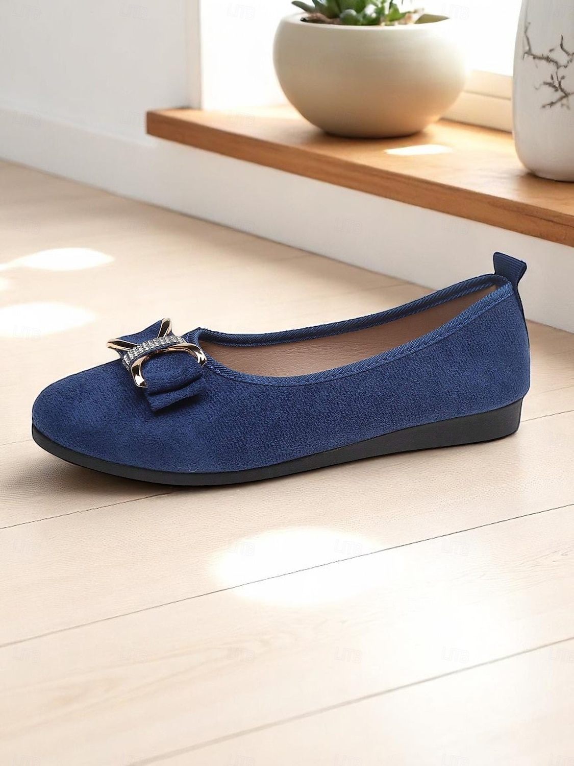 Pantofi fără blat roșii pentru femei cu fundă – sandale elegante din piele întoarsă artificială pentru birou, întâlniri de zi și naveta lejeră 2025 - $19.99 –P1