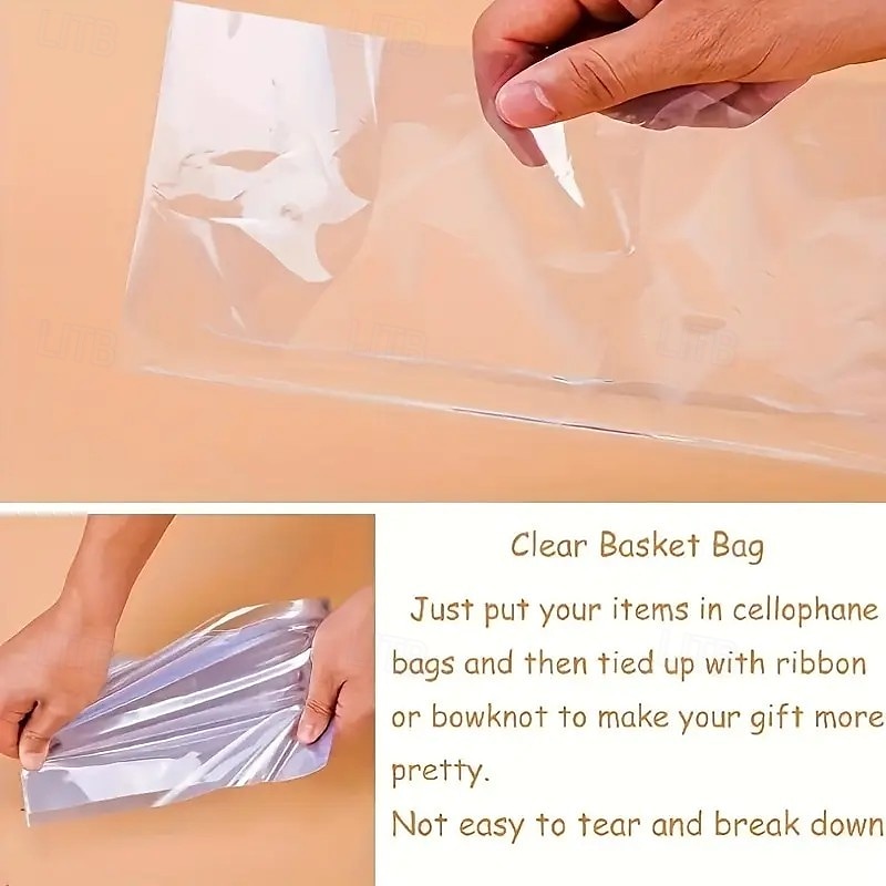 100 Stück Schrumpffolienbeutel, transparente Schrumpffolienbeutel zur Schuhaufbewahrung, Geschenkkörbe, Schachteln, Verpackungsmaterial, transparente Siegelfolie für Heißsiegelgerät 2025 - $14.99 –P9