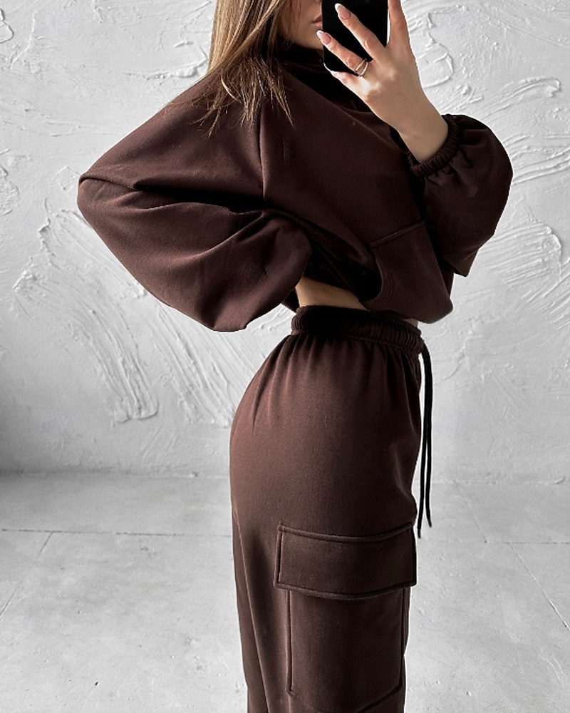 Mujer Tracksuit Pantalones Deportivo Pantalones de chándal Encaje Bolsillo Color sólido Trajes de Yoga Otoño Magenta Negro Gimnasio Ropa Deportiva Corriendo Mantiene abrigado Resistente al Viento 2025 - $35.99 –P19