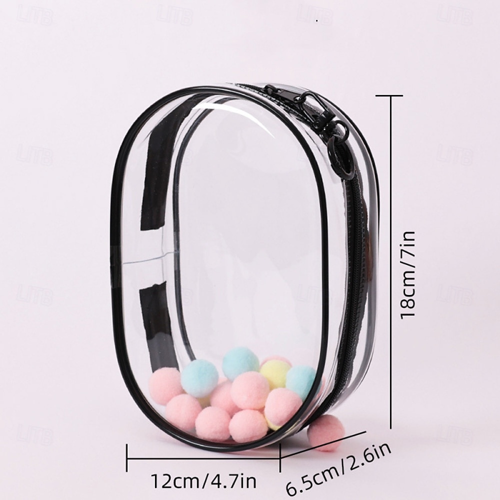 Clear Bag Keychain For 17/15cm Plush Doll(NO DOLL)Hanging Display CaseProtective CasePlastic PVC Storage Box (Clear Bag) 2025 - $13.99 –P14
