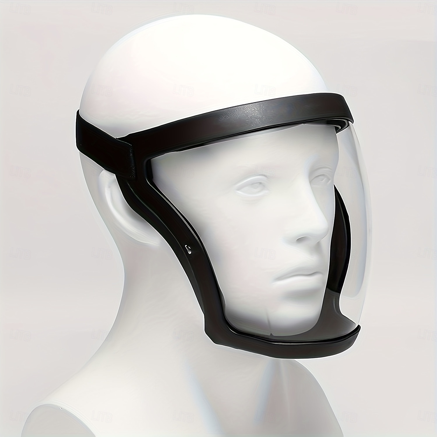 Full Face Protective Mask Adjustable Anti-fog Plastic Mask, Breathable Design, Suitable For Outdoor And Kitchen, Secure Closure - Ideal Gift For Family And Friends, Multifunctional Protective Mask 2025 - $7.99 –P6