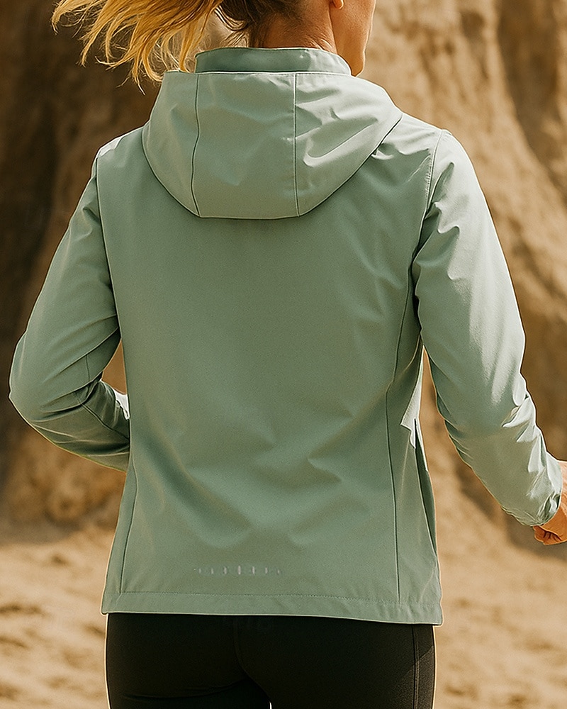 Mulheres Jaqueta de Corrida Jaqueta Outdoor Com Cordão Bolsos Manga Longa Blusas Roupa Esportiva Outono Cor Sólida Prova-de-Água A Prova de Vento Pilates Corrida Ioga Roupa de esporte Roupas de 2025 por $20.99 –P2