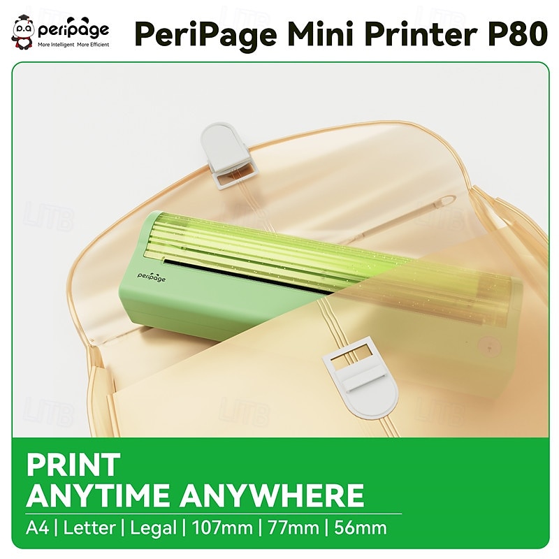 A4 ink-free Small Work Paper Office Portable Mini High Cleaning Brush Question Printer 2025 - $244.89 –P1