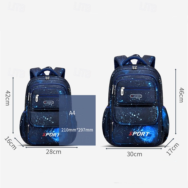 Boys' Fashionable Hundred Schoolbag Large Capacity Waterproof Abrasion Resistant Suitable for Grades 1 to 6 2025 - $20.99 –P13