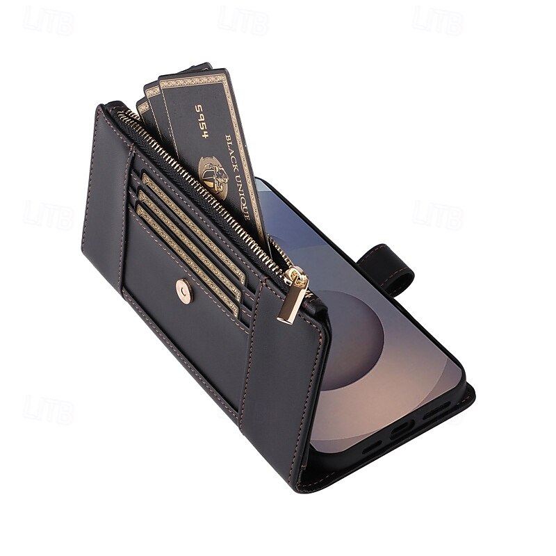 чехол для телефона samsung galaxy s24 s23 s22 s21 ultra plus a55 a35 a25 a15 5g a54 a34 a14 a73 a53 a33 a23 a13 a72 a52 a42 a32 a22 a12 a02 чехол-кошелек с подставкой-держателем на молнии защитный 2025 - $24.99 –P11