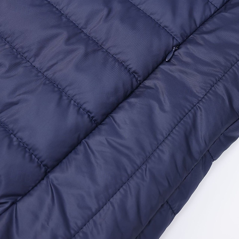 Hombre Chaqueta acolchada Chaqueta de Invierno Al aire libre Templado Trajes de senderismo Ropa de senderismo Invierno Otoño Camiseta Camping / Senderismo / Espeleología Corriendo Negro Gris claro 2025 - $35.99 –P9