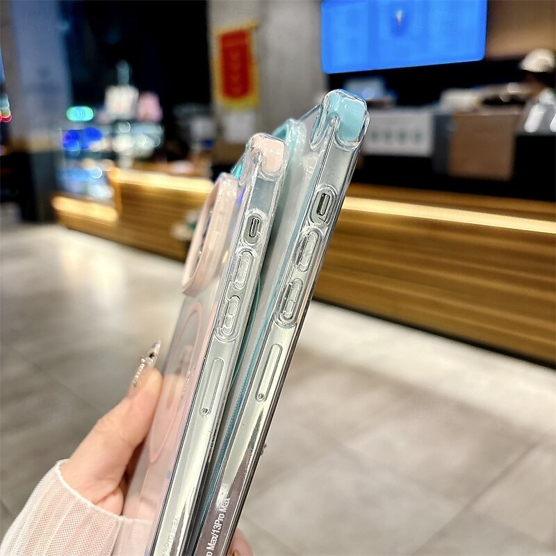 telefono Custodia Per iPhone 16 15 14 Pro Max Plus 13 12 11 Pro Max Custodia ad adsorbimento magnetico Custodia Portafoglio Magnetico Resistente agli urti Cane TPU del 2025 a $9.99 –P3