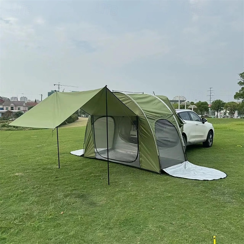 Family Camping Rear RV Extension Tent Car Rear Tent 0 With Mesh Canopy Front Hall Rear Tent 2025 - $320.89 –P1