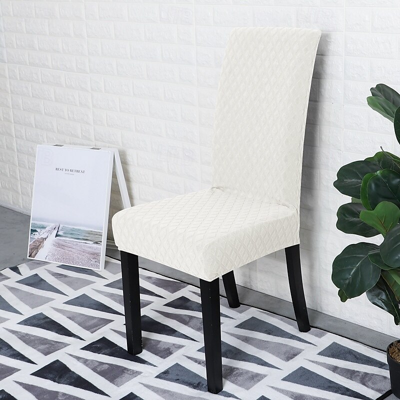 Waterproof Dining chair Cover For Home Polar Fleece Fabric Chair Cover Stretch Slipcovers Seat Chair Covers 2025 - $12.49 –P12