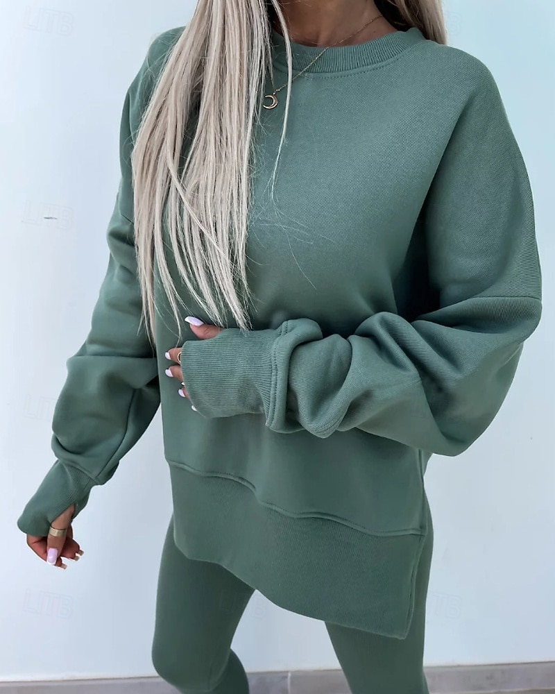 Damskie Dres Getry Bluza z kapturem Koronka Kieszeń na zamek Solidne kolory Zestawy odzież Jesień Magenta Czarny Siłownia Athleisure Bieganie Keep Warm Odporność na wiatr Długi rękaw Sport Odzie 2026 - $31.99 –P15