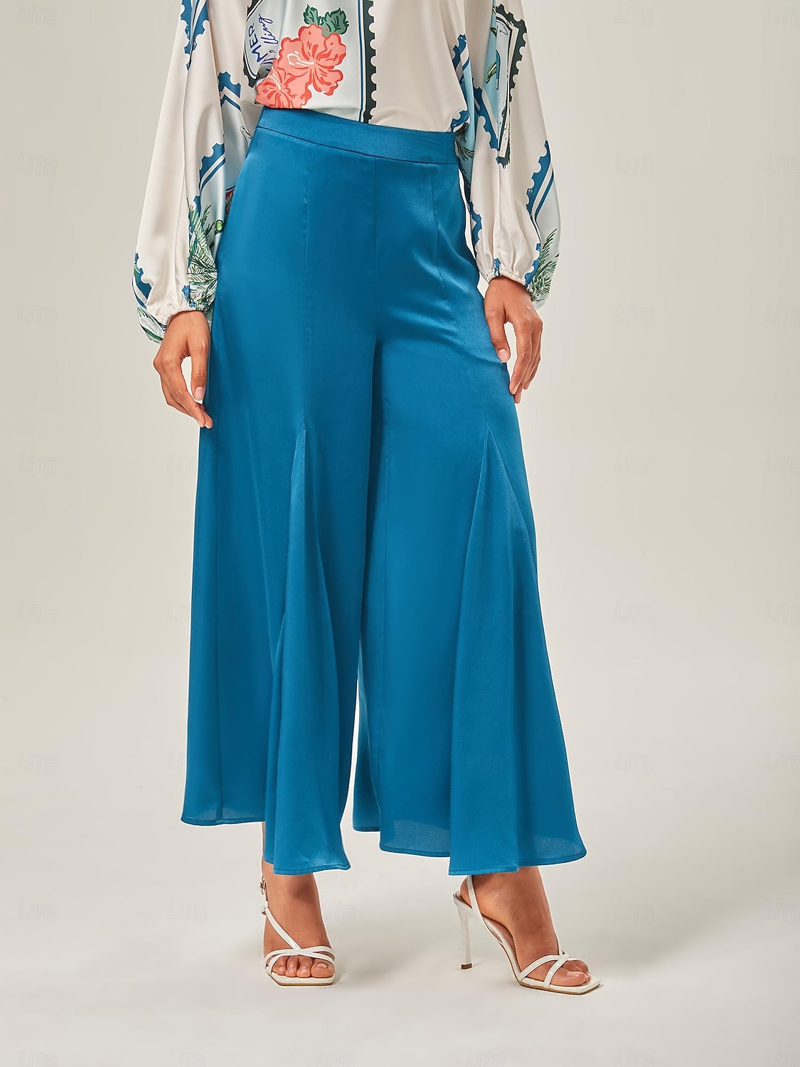 pantaloni a gamba larga tinta unita del 2025 a $15.99 –P3