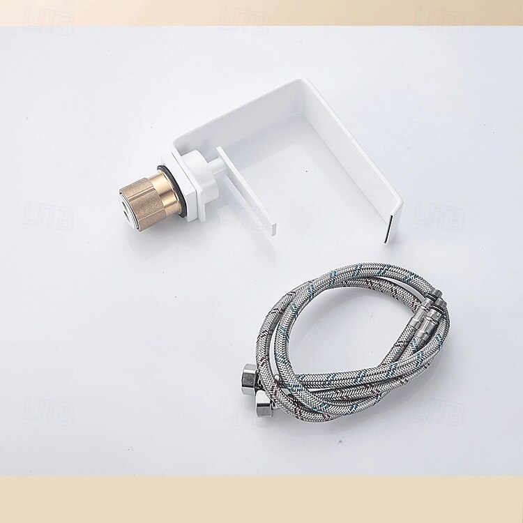 Rubinetto per lavabo - Cascata Galvanizzato Set centrale Monocomando un foroBath Taps del 2025 a $137.99 –P4