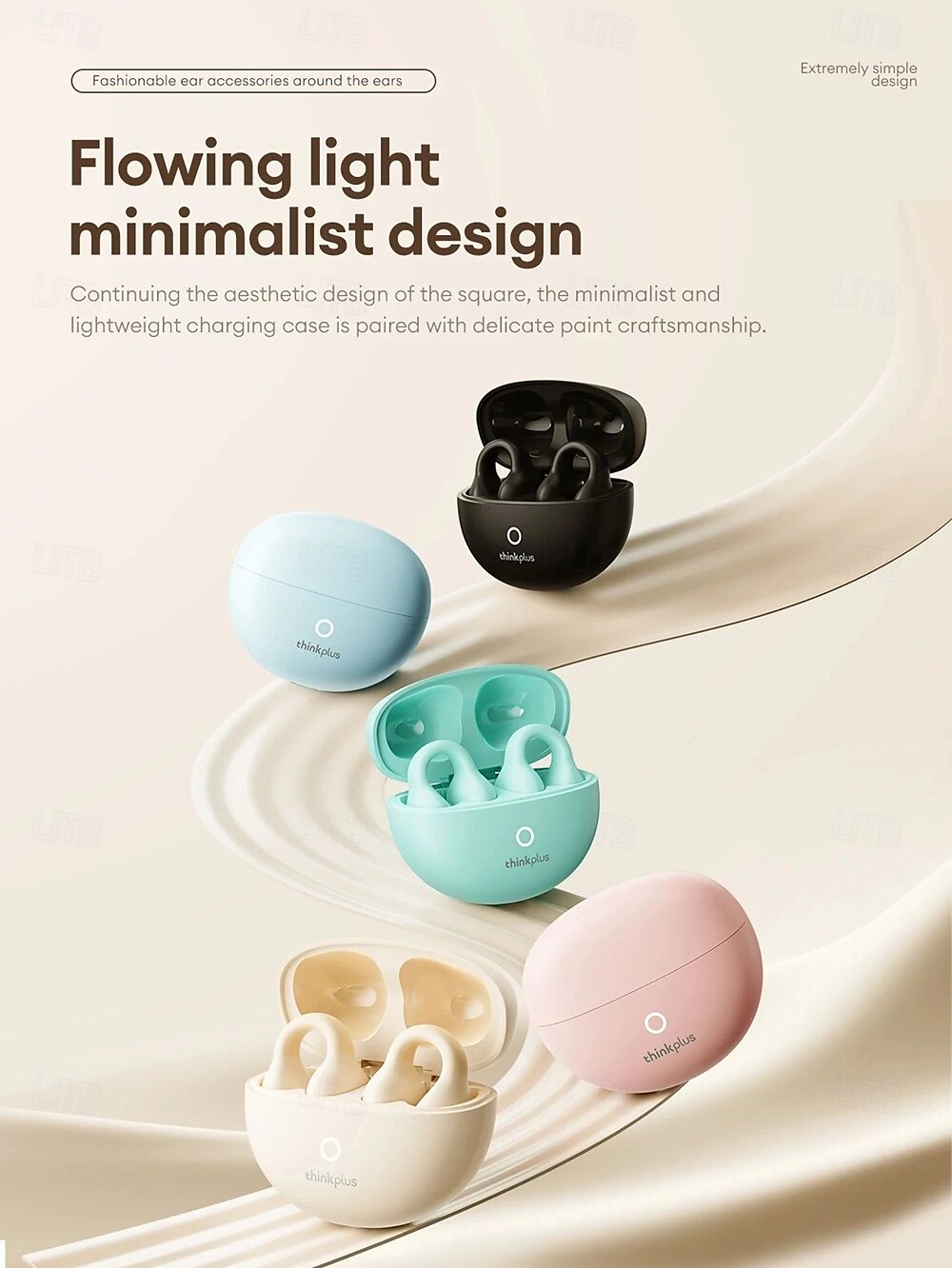 Origina Lenovo LP25 Bluetooth V5.4 Earphones Multi-function Ear-clip Design Headphones Fast Charging with Type-C Port Earbuds 2025 - $27.99 –P15