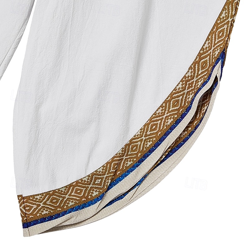 Per uomo Pantaloni capri Shorts di Lino Pantaloncini Estivi Shorts da Spiaggia Tasca Elastico in vita Baggy Semplice Comodità Traspirante Lunghezza al polpaccio All'aperto Casa Quotidiano Moda Retr del 2025 a $23.99 –P8