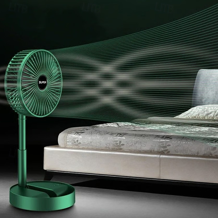 Portable Foldable Rechargeable Oscillating Fan Battery Operated USB C Small Fan Remote, Quiet Table Desk Fan Folding Standing Pedestal Fans for Bedroom Rome Office Camping Travel 2025 - $20.99 –P5