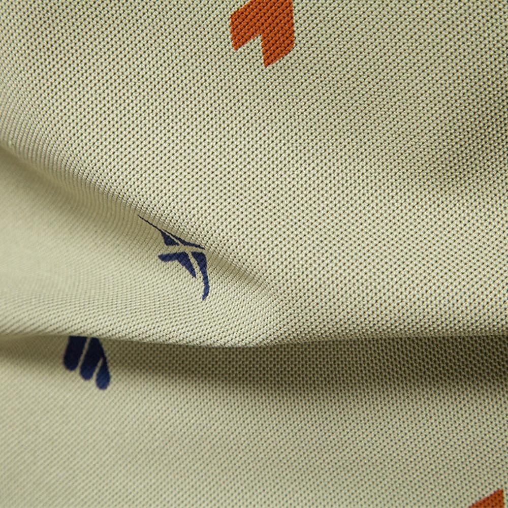 Male Abstract Short Sleeve Polo Collar Modern Sports & Outdoor Casual Athleisure Summer White Green Khaki 2026 - $24.99 –P11