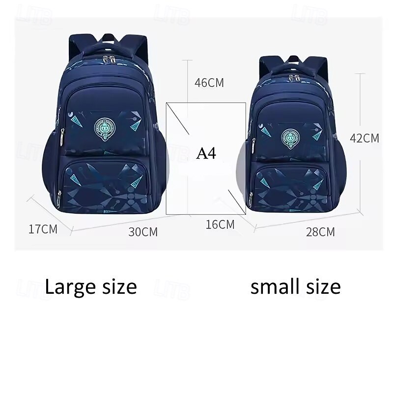Klass 1-6 vattentåliga skolväskor pojkar grundskole ryggsäckar ortopedisk junior högskolväska mochila infantil 2025 - $31.99 –P1