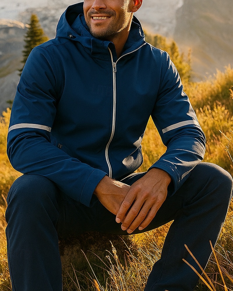 Men's Hiking Jacket Winter Coat Sport Jacket Outdoor Fleece Lining Waterproof Quick Dry Lightweight Hiking Outfits Hiking Clothes Winter Autumn / Fall Jacket Tennis Golf Running Solid Color Black 2026 - $61.99 –P3