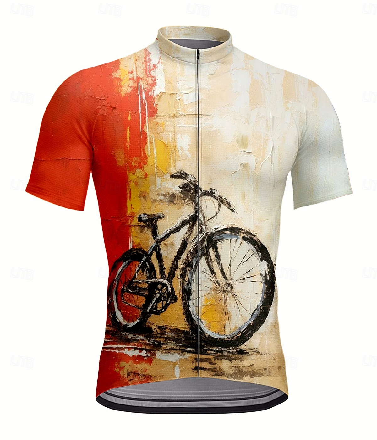 Hombre Maillot de Ciclismo Manga Corta Bicicleta Camisas Maillot Camiseta con 3 bolsillos traseros Resistente a los rayos UV Secado rápido Cremallera delantera Bandas Reflectantes Rojo Deportes Ropa 2025 - $28.99 –P1