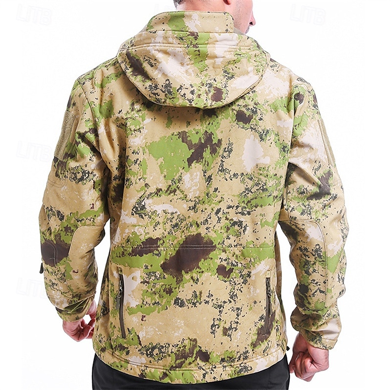 Per uomo Giacca da escursionismo Cappotto invernale Giacca in pile da escursionismo Inverno All'aperto Termico Impermeabile Antivento Giacca in Pile Invernale Giallo Verde Chiaro Verde Cachi del 2025 a $56.99 –P5