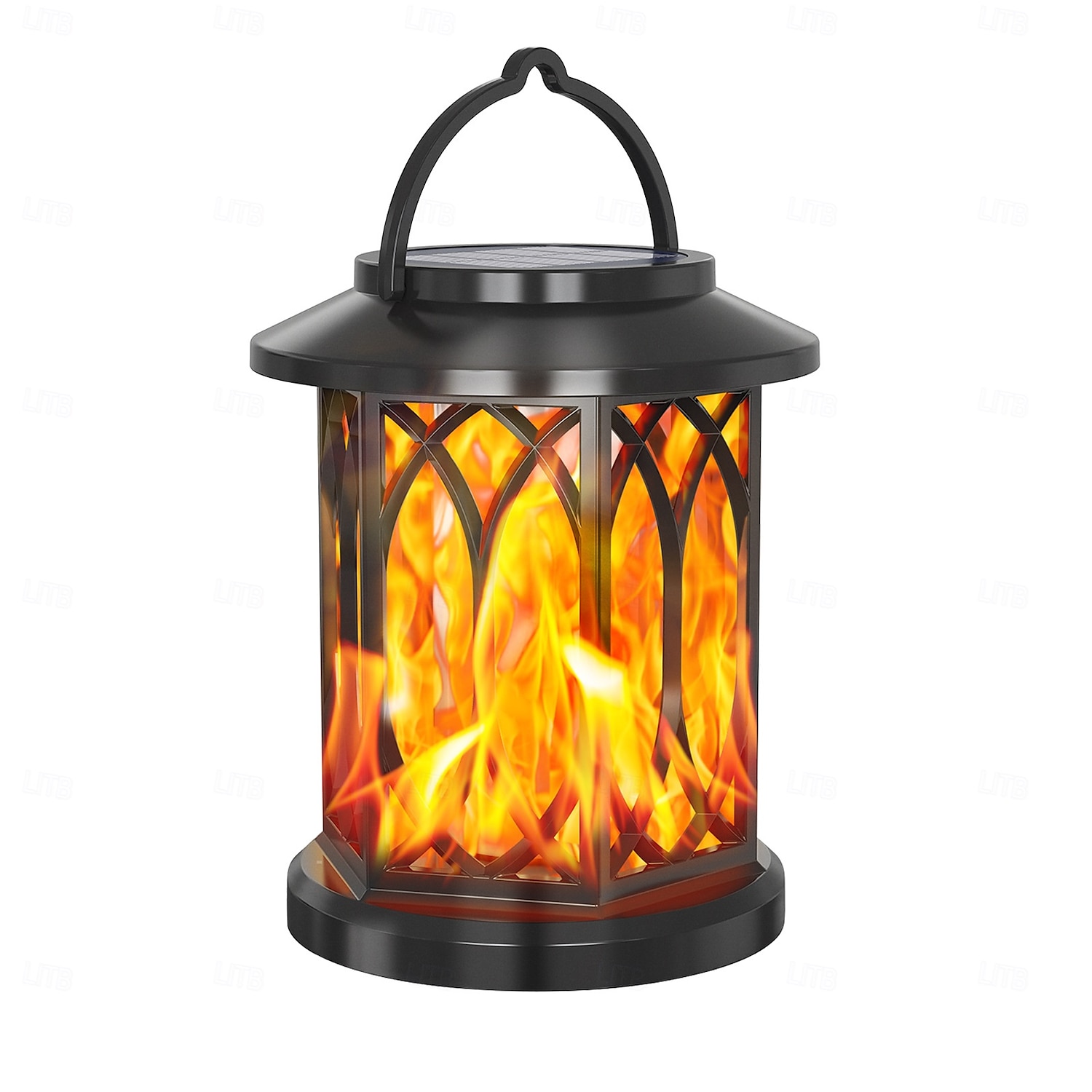 Solar Flickering Flame Lantern Outdoor Lights  Waterproof Hanging Solar Lanterns Lights Solar Powered Lanterns Outdoor for Patio Yard Deck Pathway 2025 - $24.99 –P10