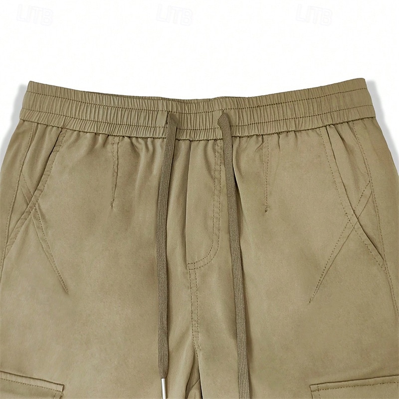 Men's Cargo Pants Hiking Pants Trousers hiking trousers Outdoor Regular Fit Waterproof Windproof Quick Dry Lightweight Pants / Trousers Pocket Black Army Green Camping / Hiking Golf Running S M L XL 2025 - $23.99 –P7