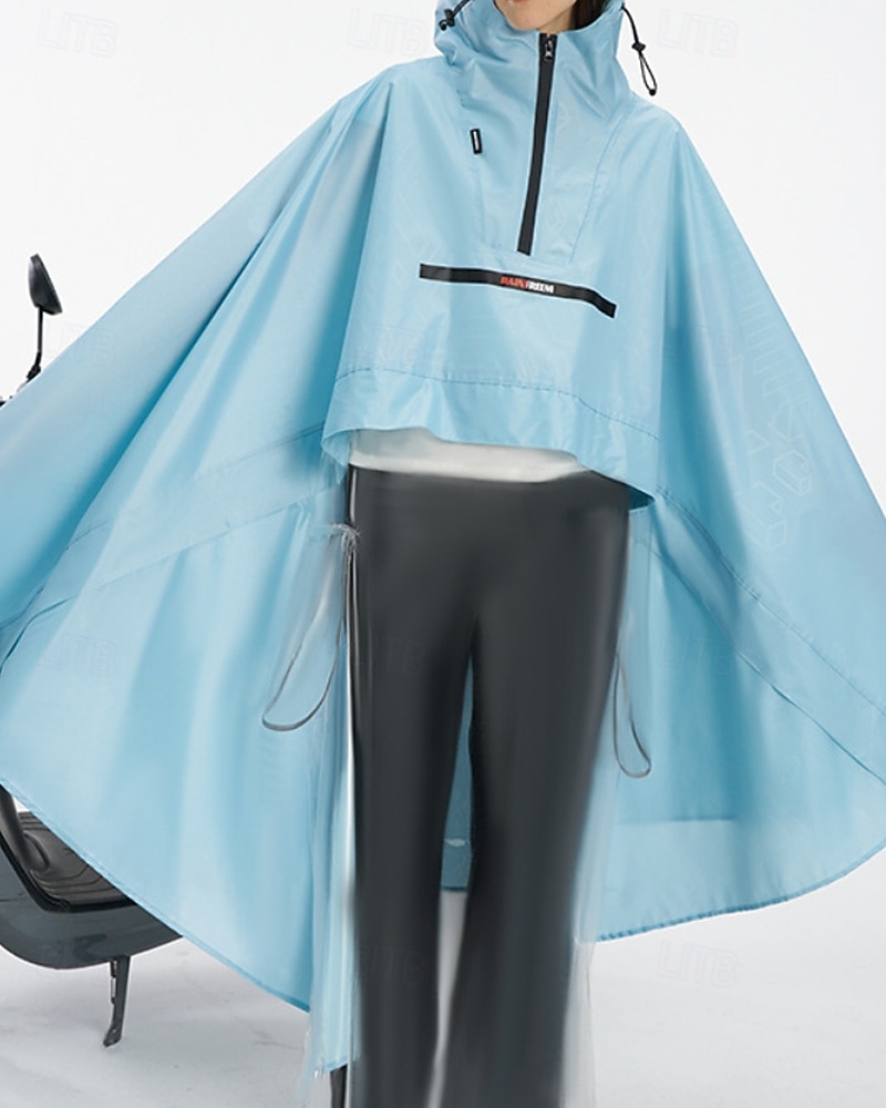 Men's Women's Hiking Jacket Rain Coat Outdoor Waterproof Windproof Quick Dry Lightweight Hiking Outfits Hiking Clothes Autumn / Fall Raincoat Camping / Hiking / Caving Patchwork Black Yellow Pink 2026 - $42.99 –P2