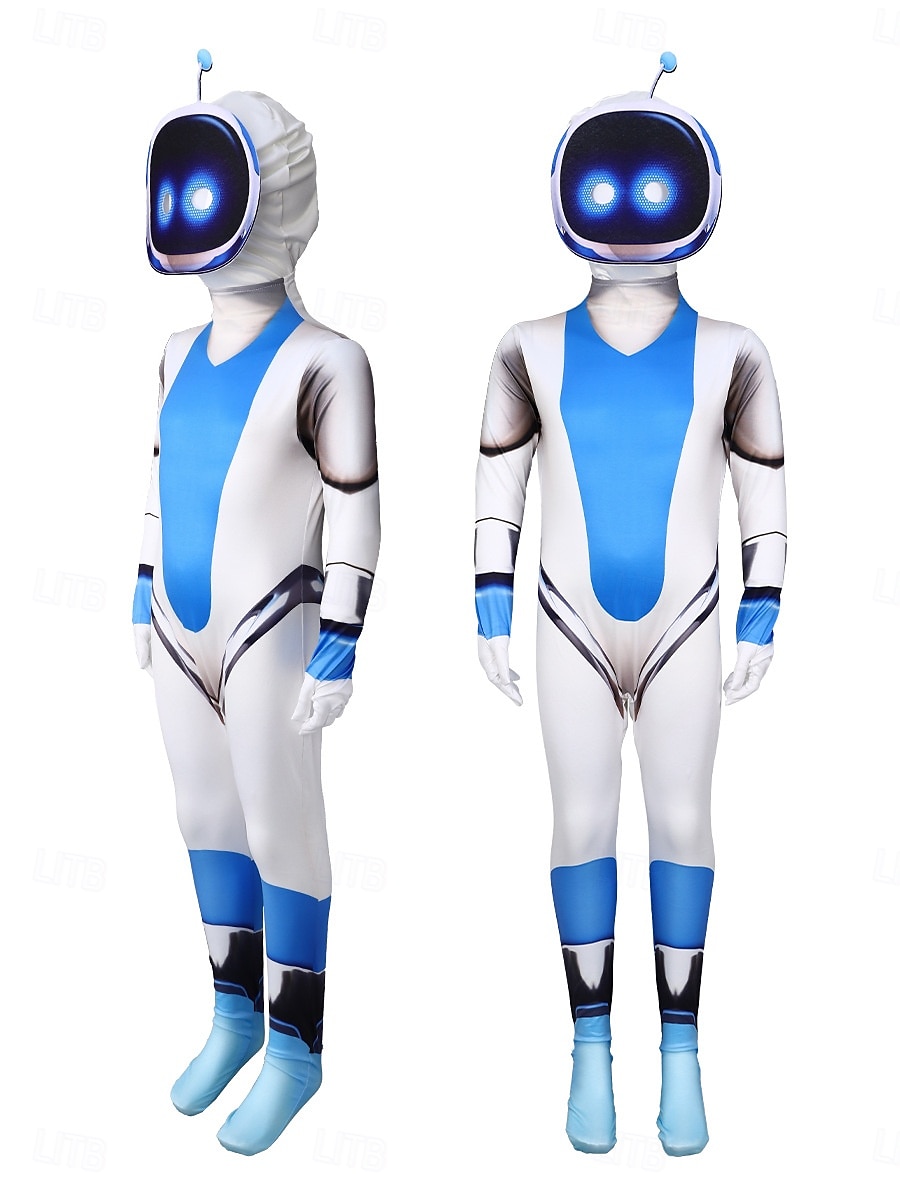 Futuristický robot Astrobot Kostým Kombinéza Den STEM cosplay Filmové kostýmy for Pánské Chlapecké Dospělí Dětské předvečer Všech svatých Karneval Světový den knihy Výkon Vzdělávací převlékán 2025 - $36.99 –P1