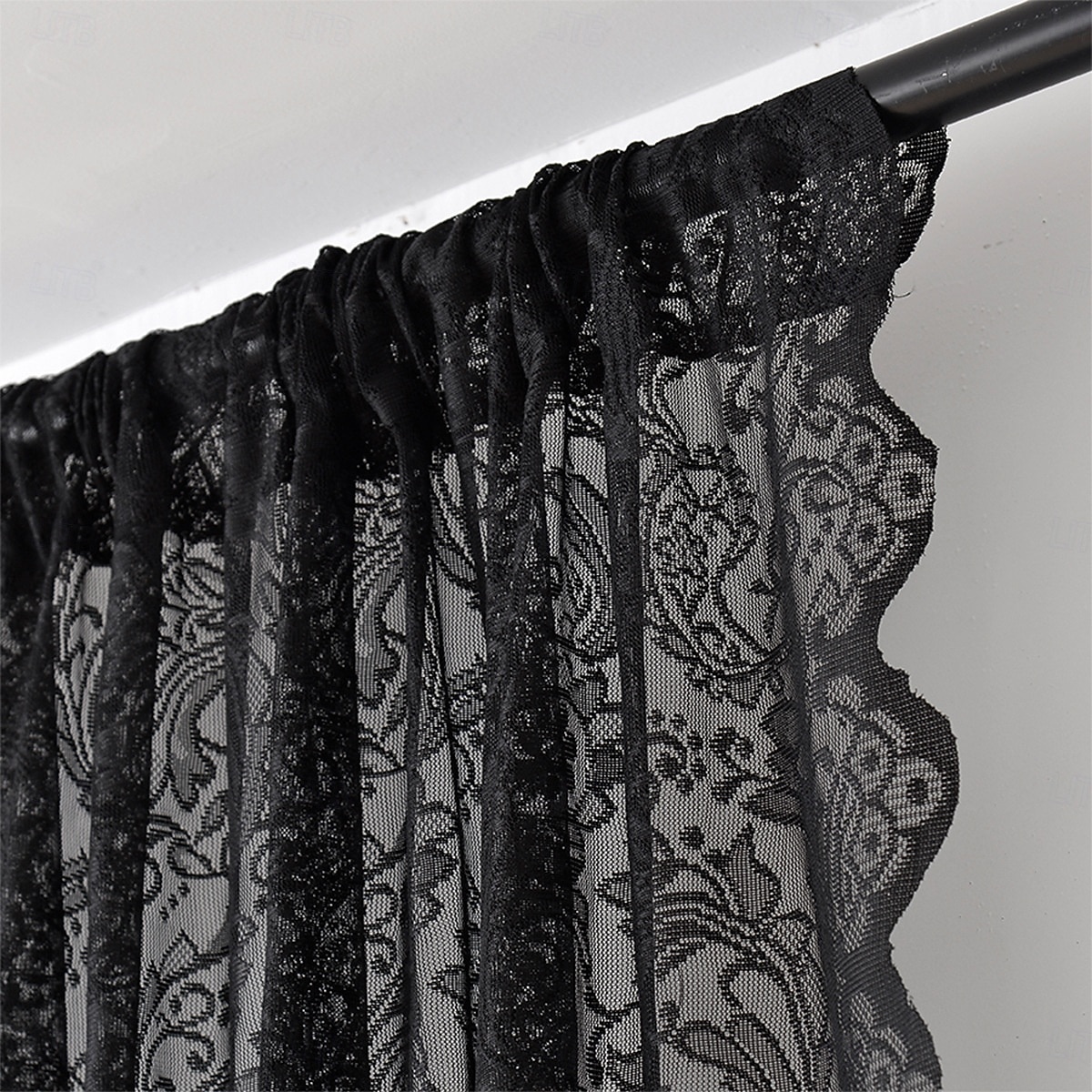 Curtain Drapes French Vintage Lace Sheer Curtains - Decorative Privacy Drapes for Living Room & Bedroom, Room Divider 2026 - $9.49 –P10