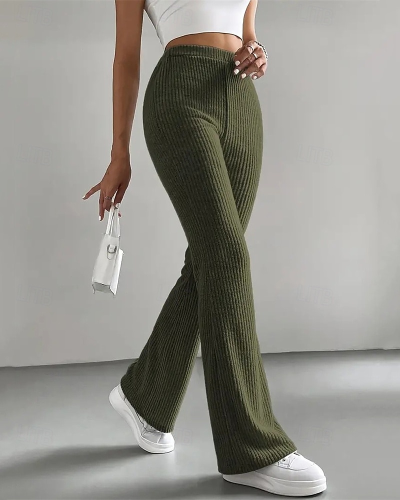 Pentru femei Pantaloni Jambiere Colanți confortabili Casual A face exerciții fizice Lungime totală Talie Înaltă Simplu Talie elastică Respirabilitate Respirabil Strech Vacanță Stradă Purtare Zilnică 2025 - $13.99 –P9