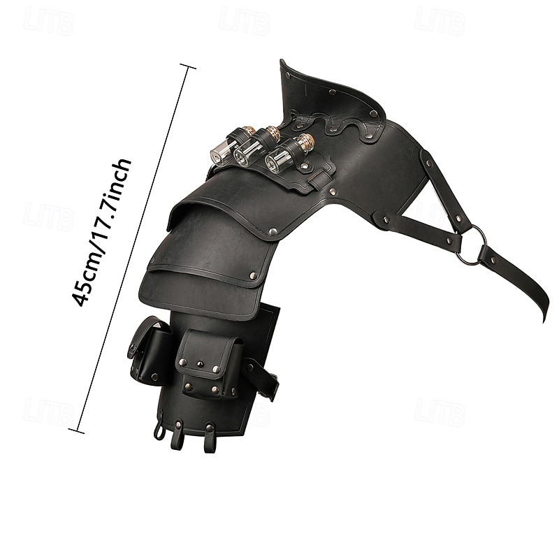 Punk & Gothic Middeleeuws Renaissance Wapens en Harnassen Gemaskerd Bal Krijger Ridder Voor heren Viking Maskerade Prestatie Toneel Maskerade Volwassenen Schouder Pantser 2025 - $30.99 –P4